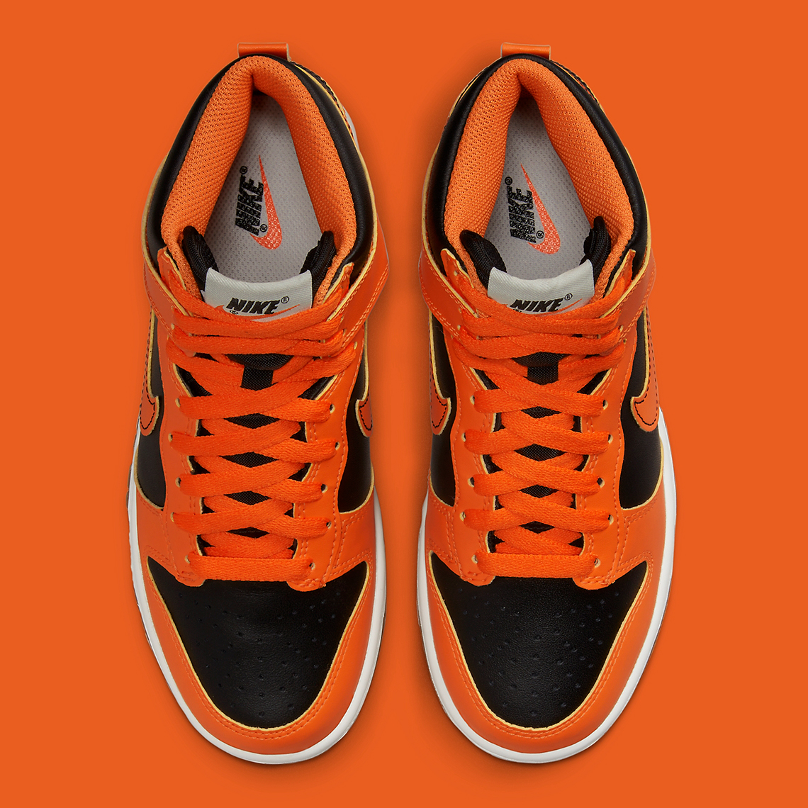 Nike Dunk High Gs Black Orange Db2179 004 4