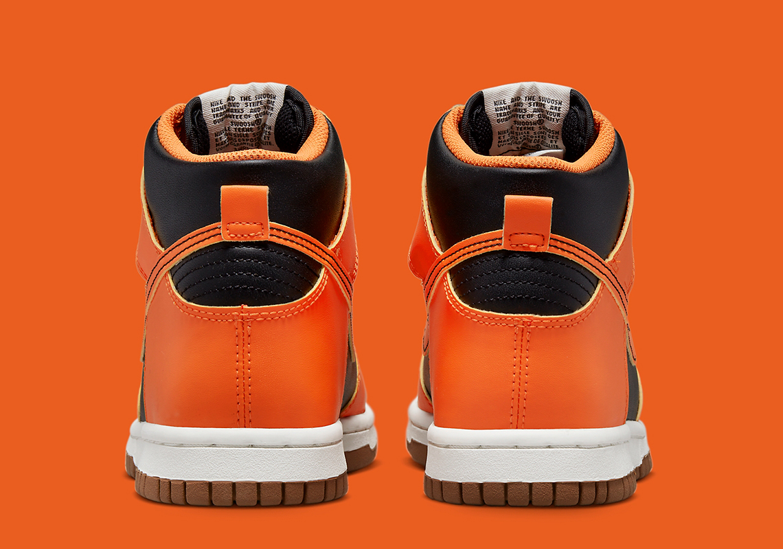 Nike Dunk High GS Black Orange DB2179-004 | SneakerNews.com