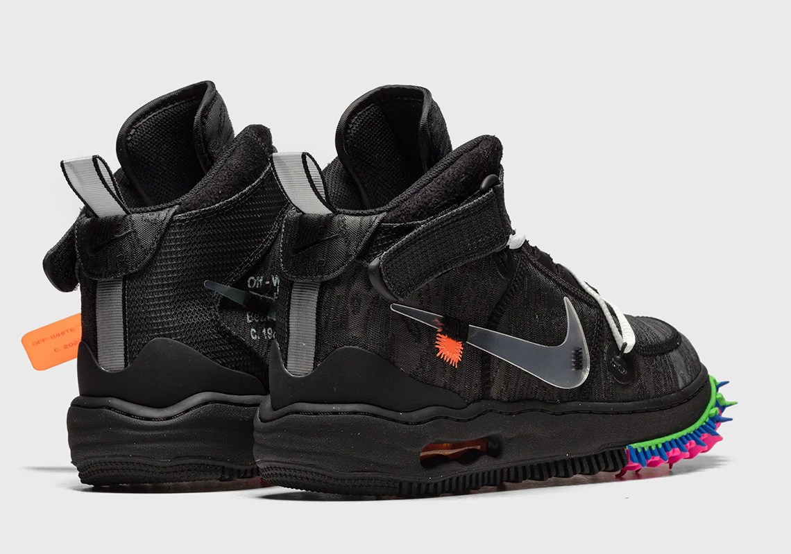 Off-White Nike Air Force 1 Mid Black DO6290-001 Store List 