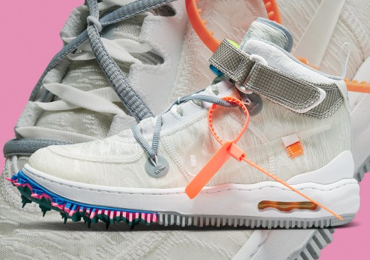 Official Images Of The Off-White x Nike Air Force 1 Mid In White