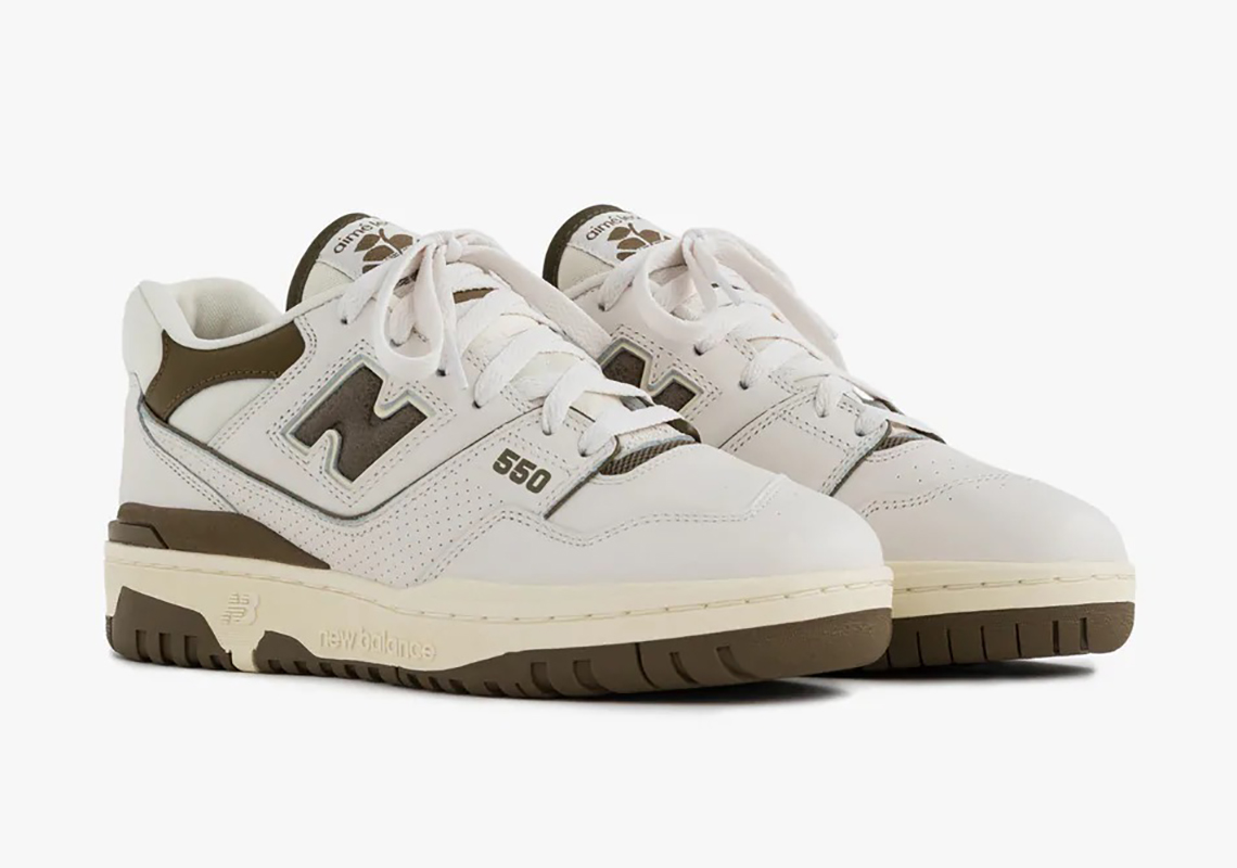 Aimé Leon Dore New Balance550 WhiteOlive-