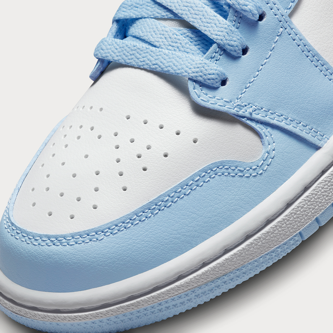 Jordan 1 Low White Ice Blue (Women's)