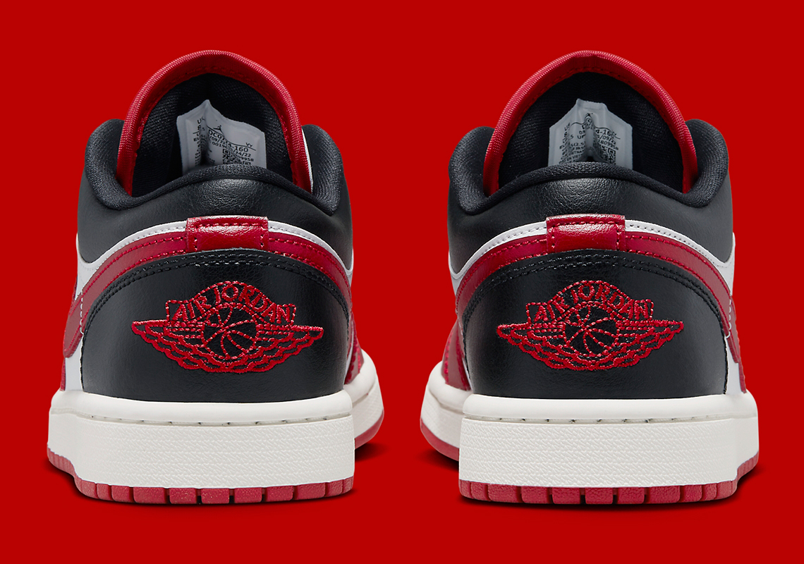 Air Jordan 1 Low Womens Red Black DC0774-160 | SneakerNews.com