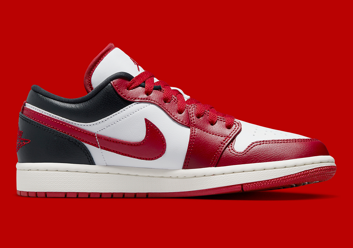 jordan 1 low red white