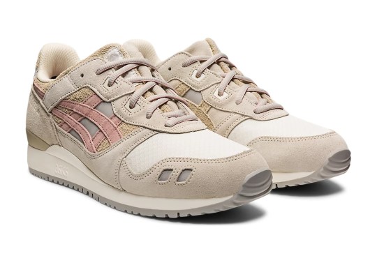 The ASICS GEL-Lyte III GTX Combines Smoke Grey And Putty Pink