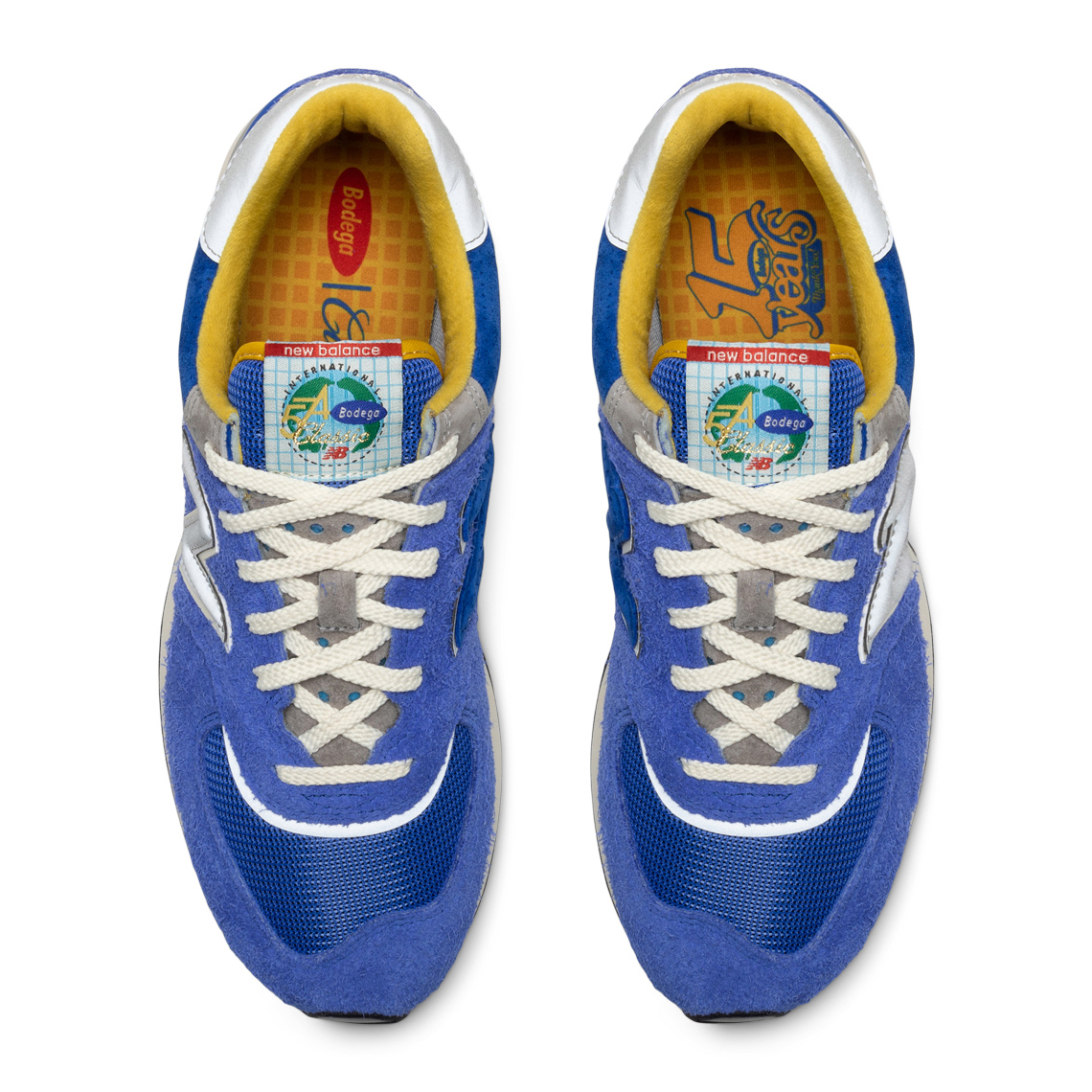 New balance 68 hot sale yellow blue