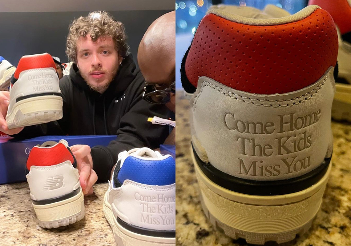 Jack Harlow Debuts The "Come Home The Kids Miss You" New Balance 550