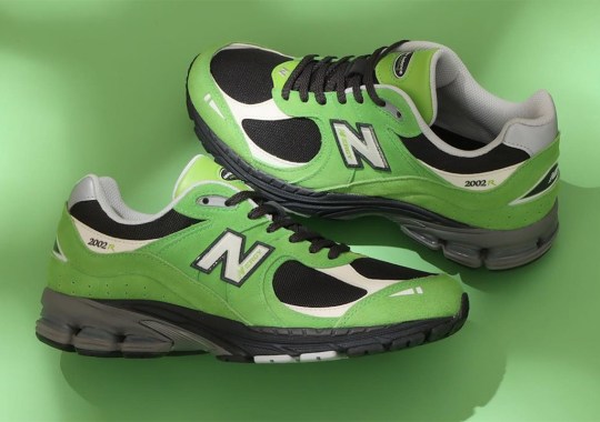 Green Suede Energizes The New Balance 2002R