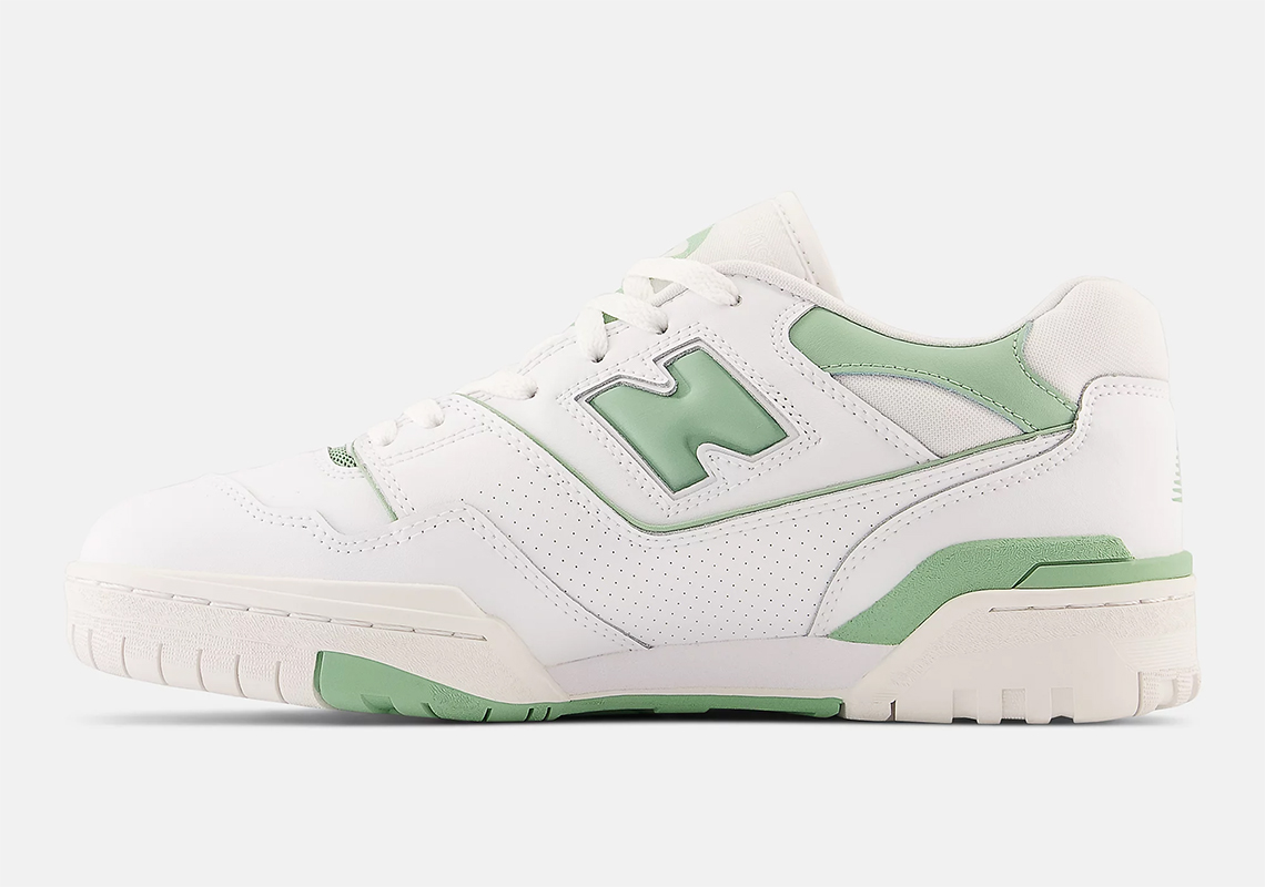 Кроссовки new balance 574 classic white Bb550fs1 Mint CREWNECK 2