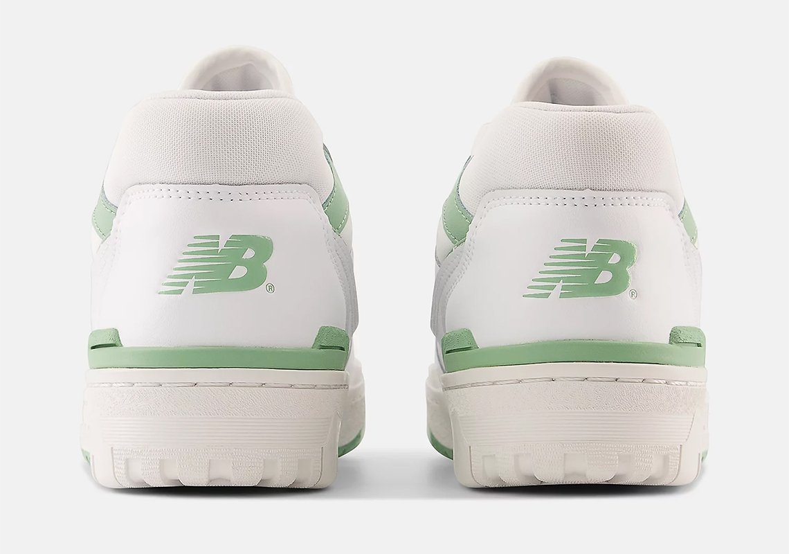 Кроссовки new balance 574 classic white Bb550fs1 Mint CREWNECK 6