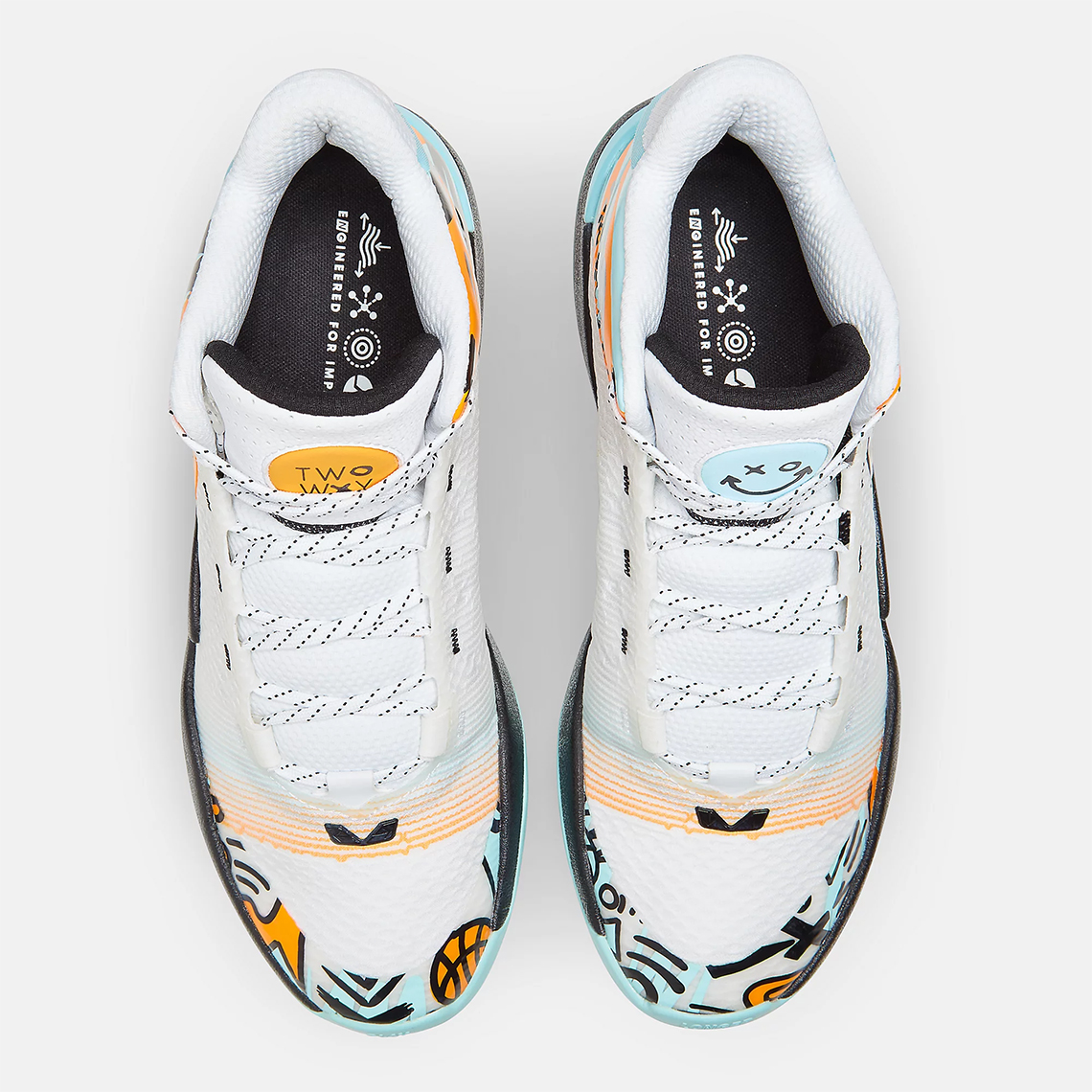 The New Balance TWO WXY V2 Decorated In Marigold And Bleach Blue ...