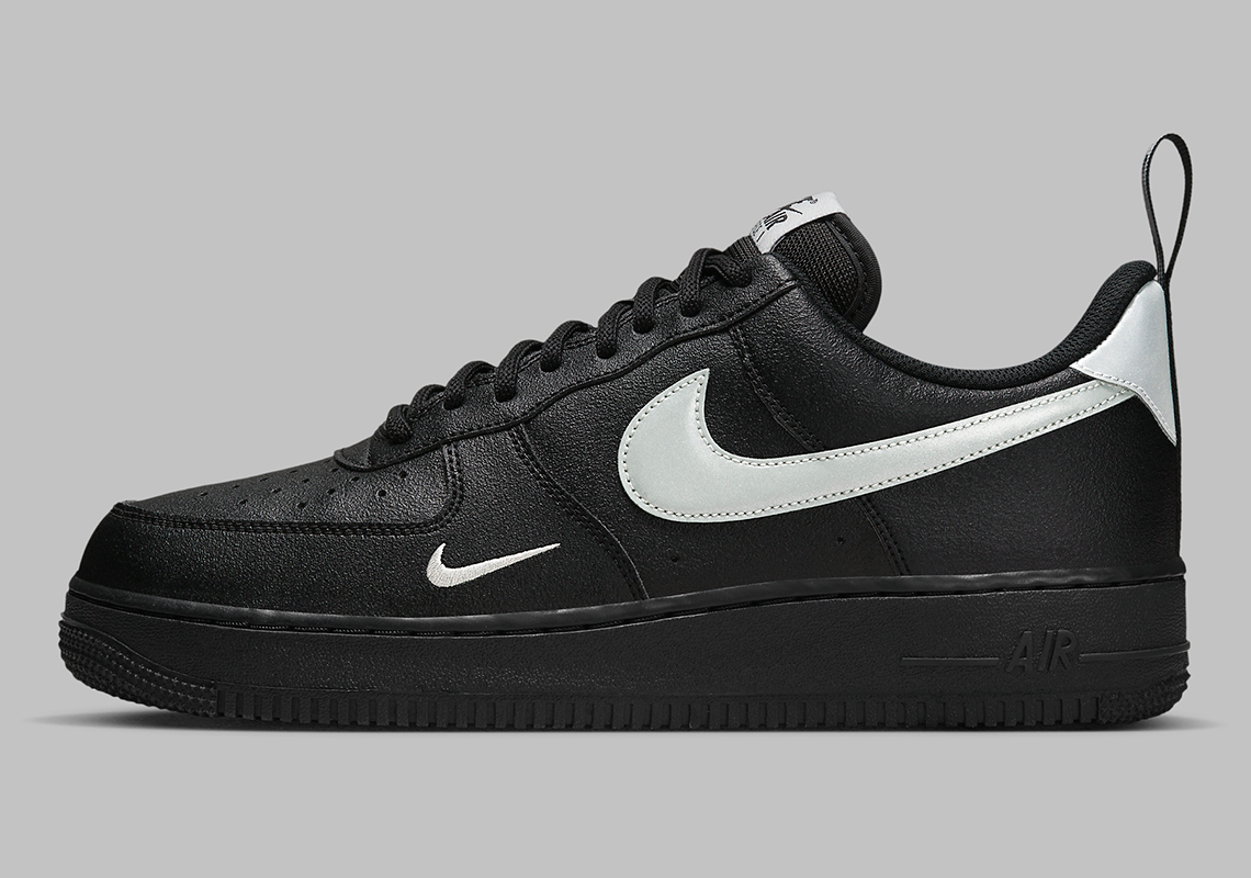 nike air force 1 womens black check