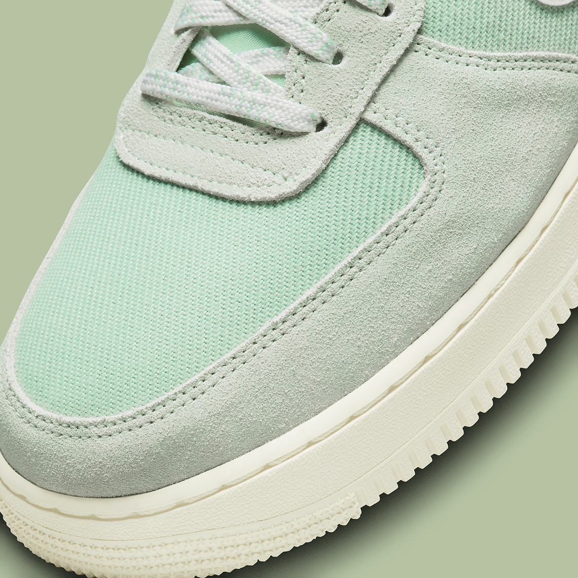 Official Images: Nike Air Force 1 'Enamel Green' Canvas - Sneaker Freaker