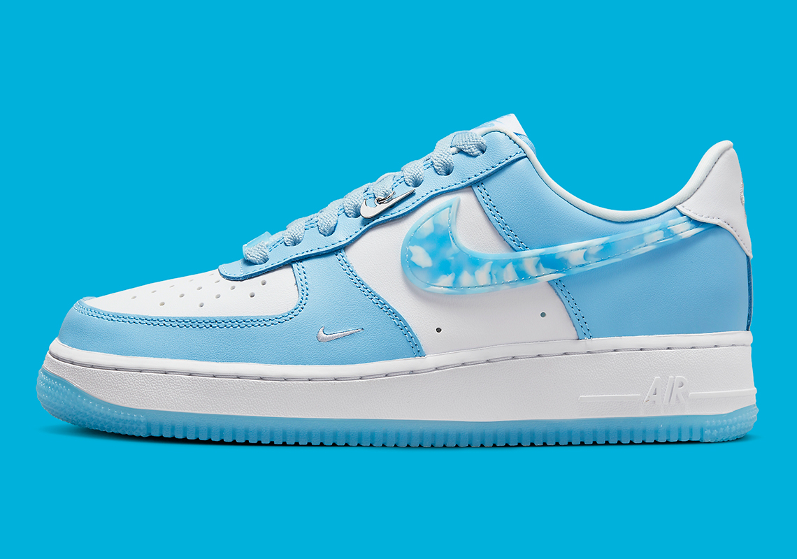 Nike Air Force 1 Low Nail Art White Blue (DX2937-100) Women's