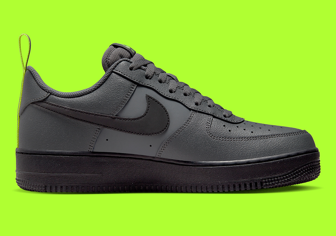 nike air force 1 black and grey