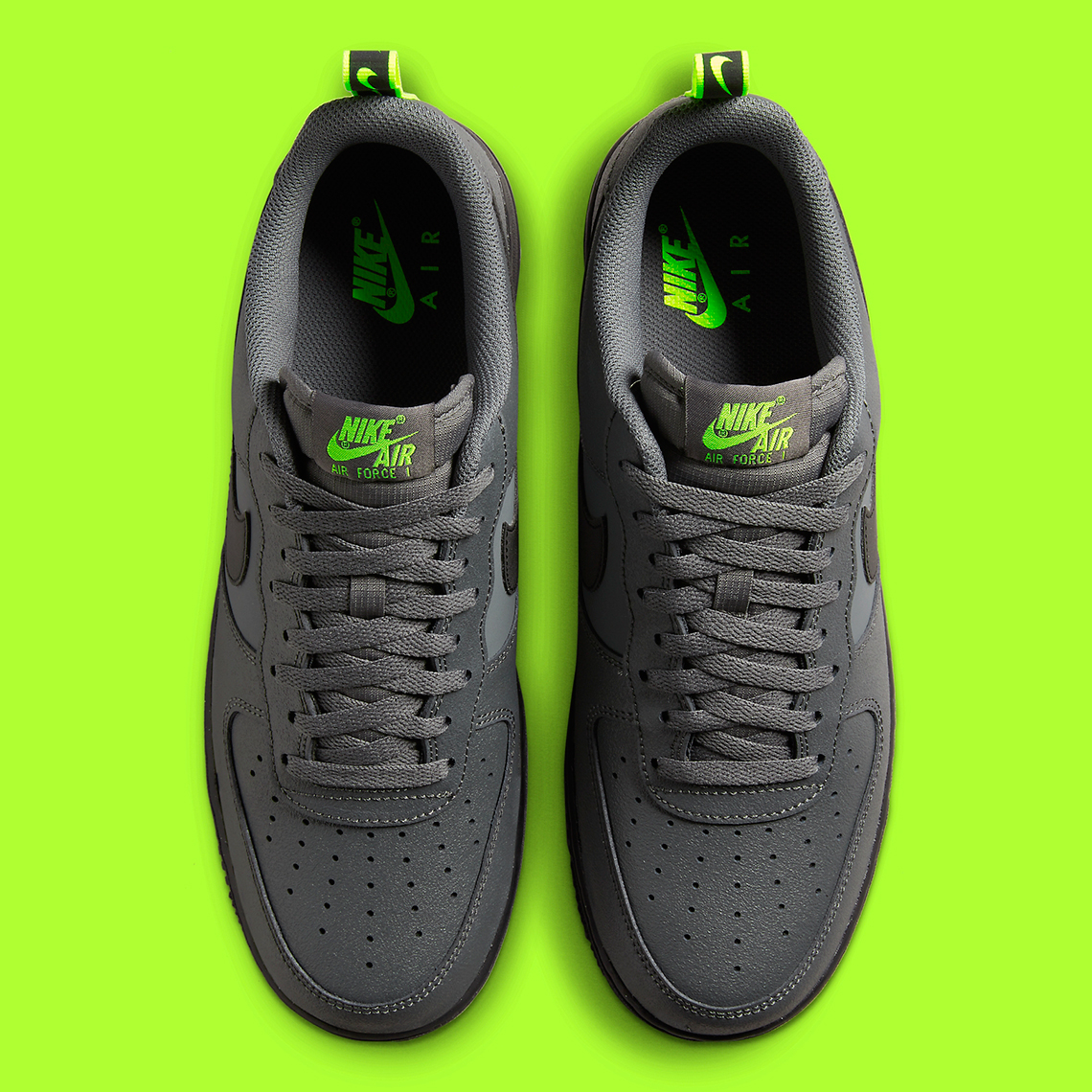 Nike Air Force 1 Low Grey Black Volt DZ4510-001