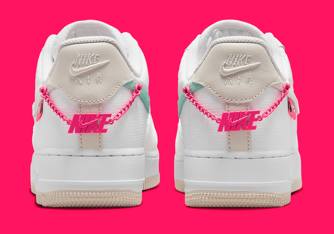 nike air force 1 pink neon