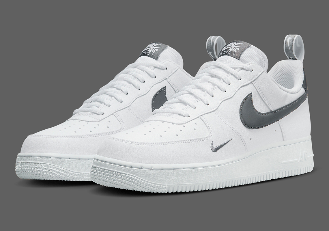 Nike Air Force 1 '07 LV8 UT 'White Metallic Dark Grey' DX8967-100