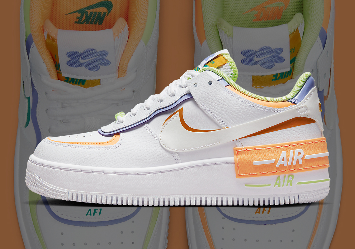 Sin alterar bestia Nuestra compañía Nike Air Force 1 Shadow Multi-Color DX3718-100 | SneakerNews.com