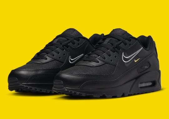 Nike’s Multi-Swoosh Cluster Appears On This Stealthy Air Max  90