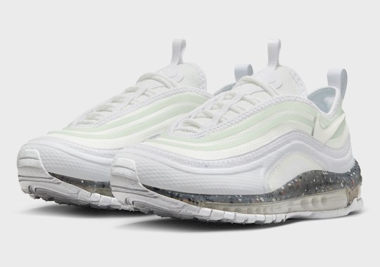 “White/Light Glow Green” Appear On The Nike Air Max Terrascape 97