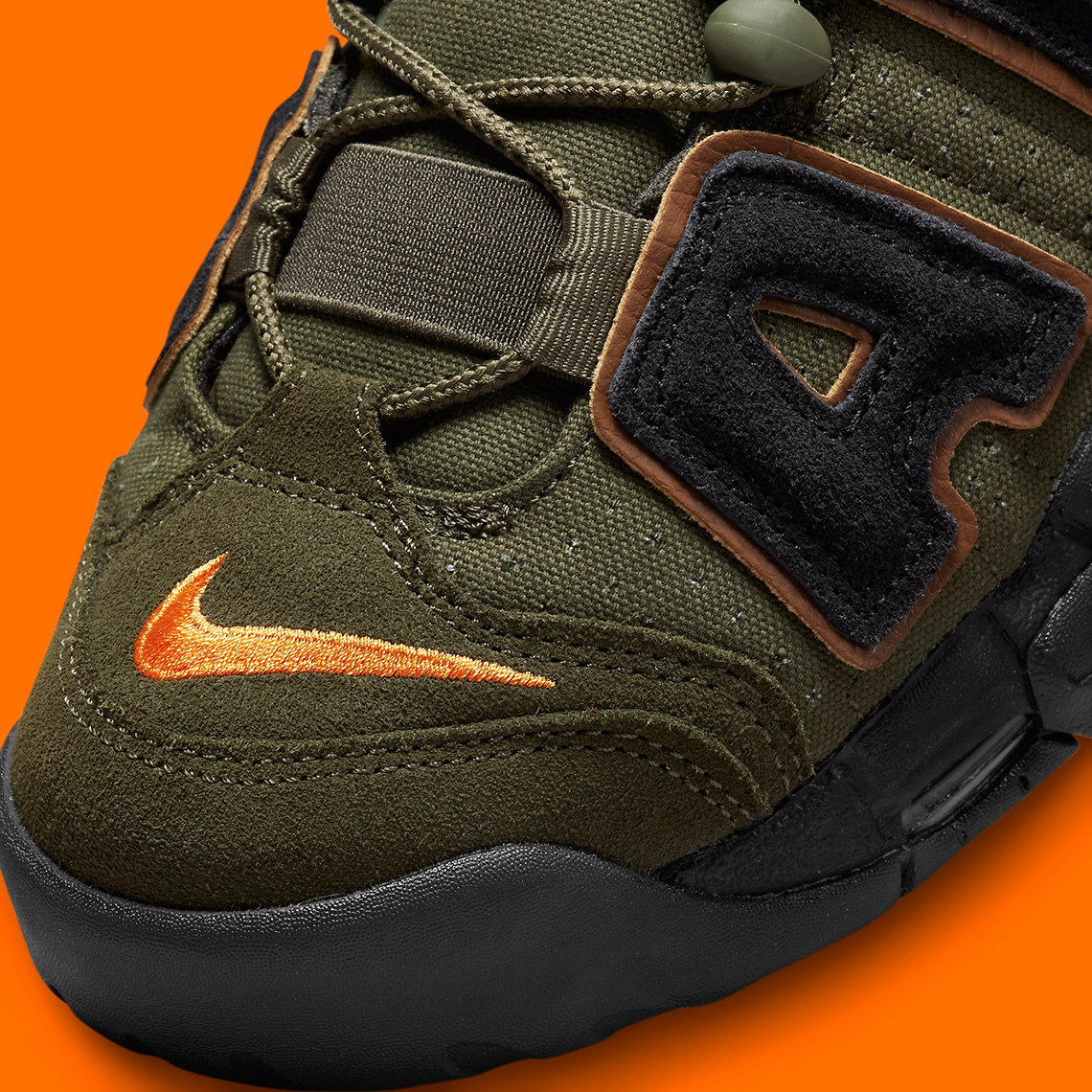 Nike uptempo hotsell verde militare