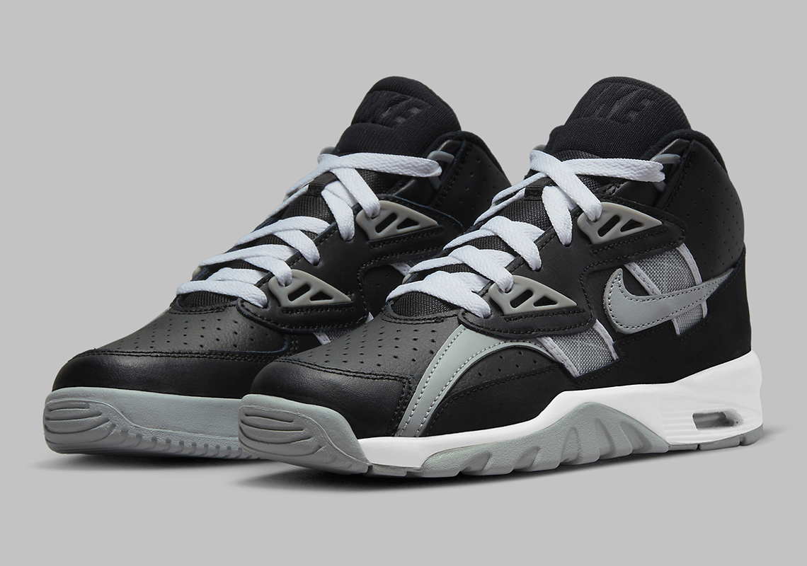 nike air trainer sc gs black grey raiders DX3764 001 3