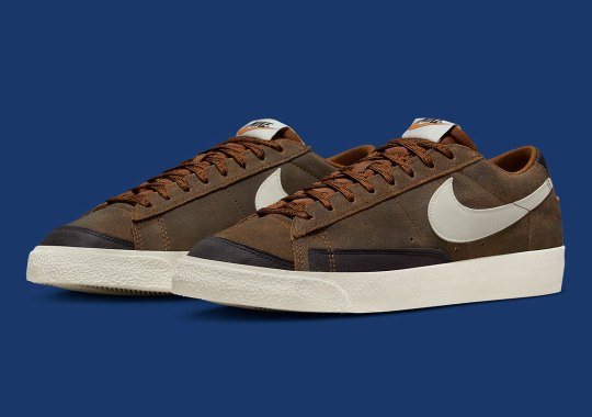 The Nike Blazer Low “Certified Fresh” Covered In Coffee Brown Leathers