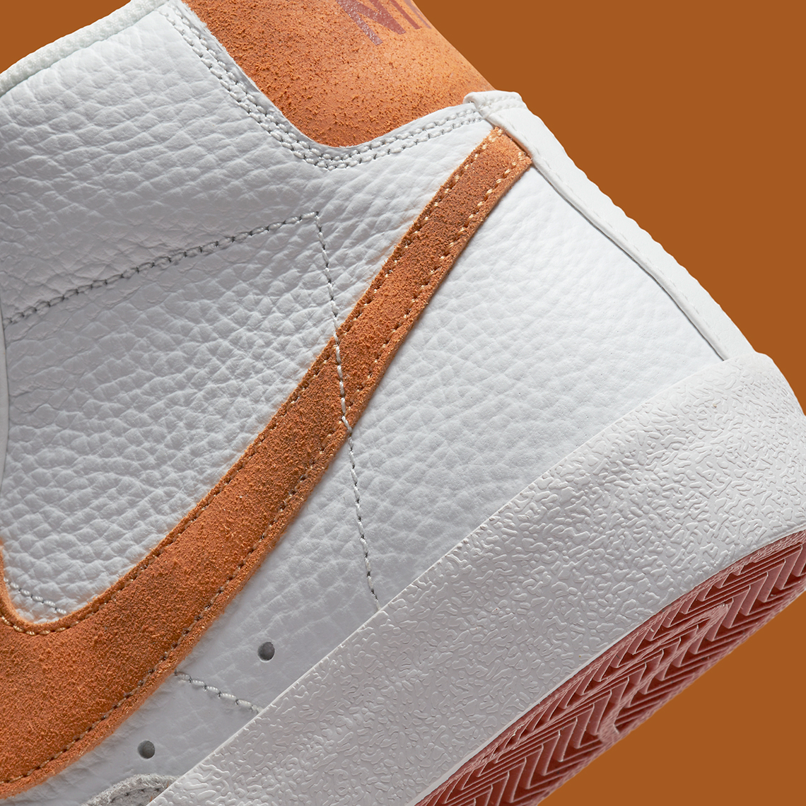 Nike Blazer Mid White Orange Suede Dx8948 100 1