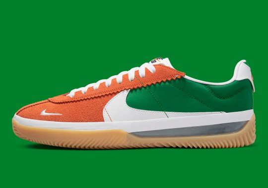 Heritage Green And Orange Appear On The Nike Blue Ribbon SB