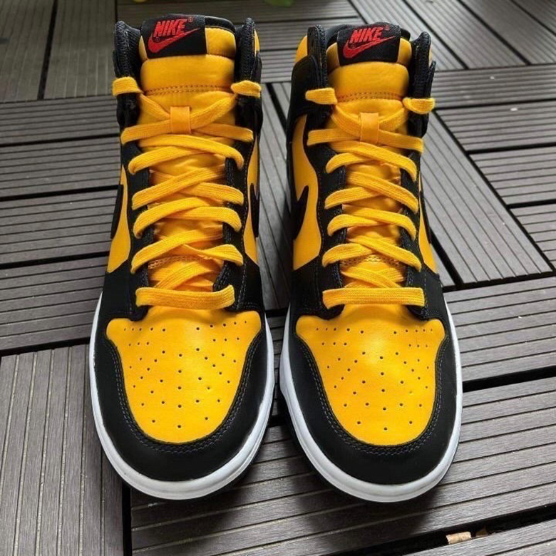nike dunk high yellow black red unreleased sample 4