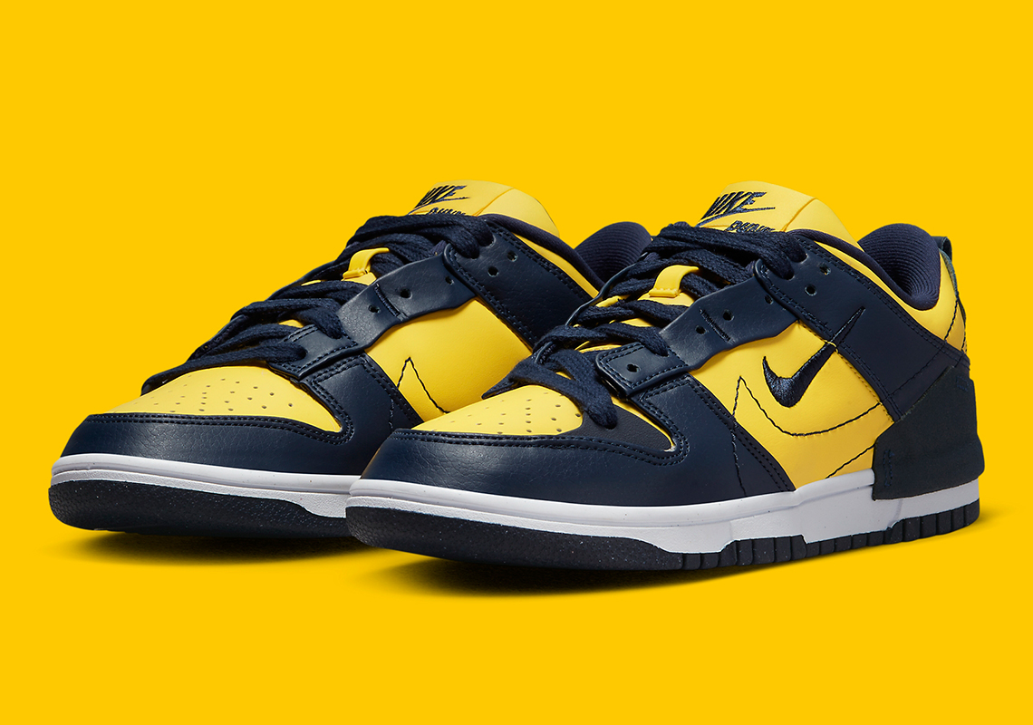 The Nike Dunk Low Disrupt 2 Appears In "Michigan" Colors