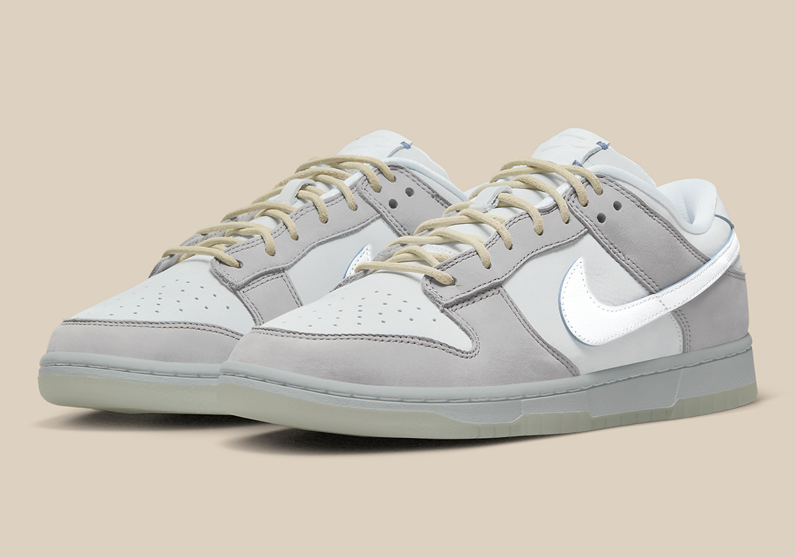 Nike Dunk Low Premium Leather Grey White DX3722-001 | SneakerNews.com