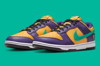 nike dunk low lisa leslie court purple clear emerald do9581 500 8