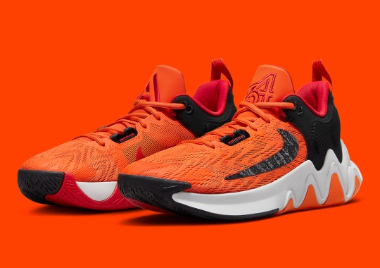 The Nike Giannis Immortality 2 Shines In Orange Blaze