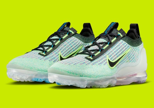 Classic Multi-Color Shines On The Nike Vapormax Flyknit 2021