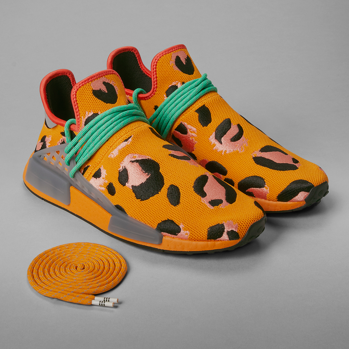 Adidas x Pharrell Williams HU NMD Orange / Bright Orange / Core Black Low  Top Sneakers - Sneak in Peace