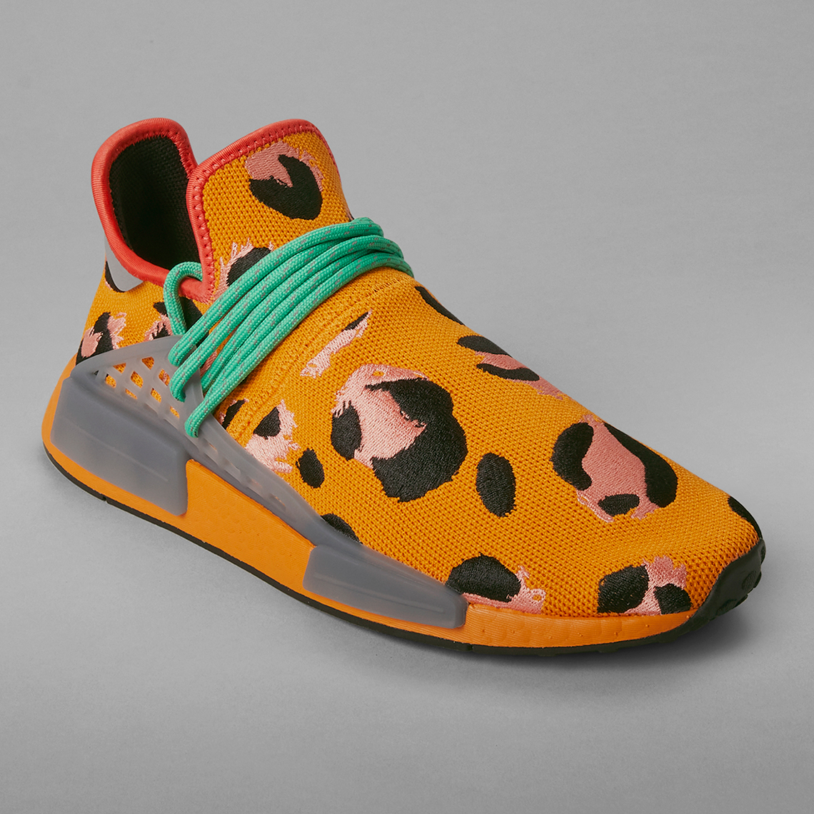 Pharrell x adidas Hu NMD Animal Print Orange