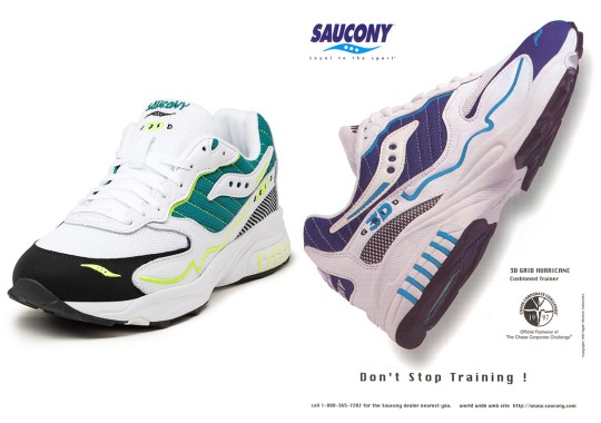 The Saucony 3D G.R.I.D. Hurricane From 1996 Is Coming Back