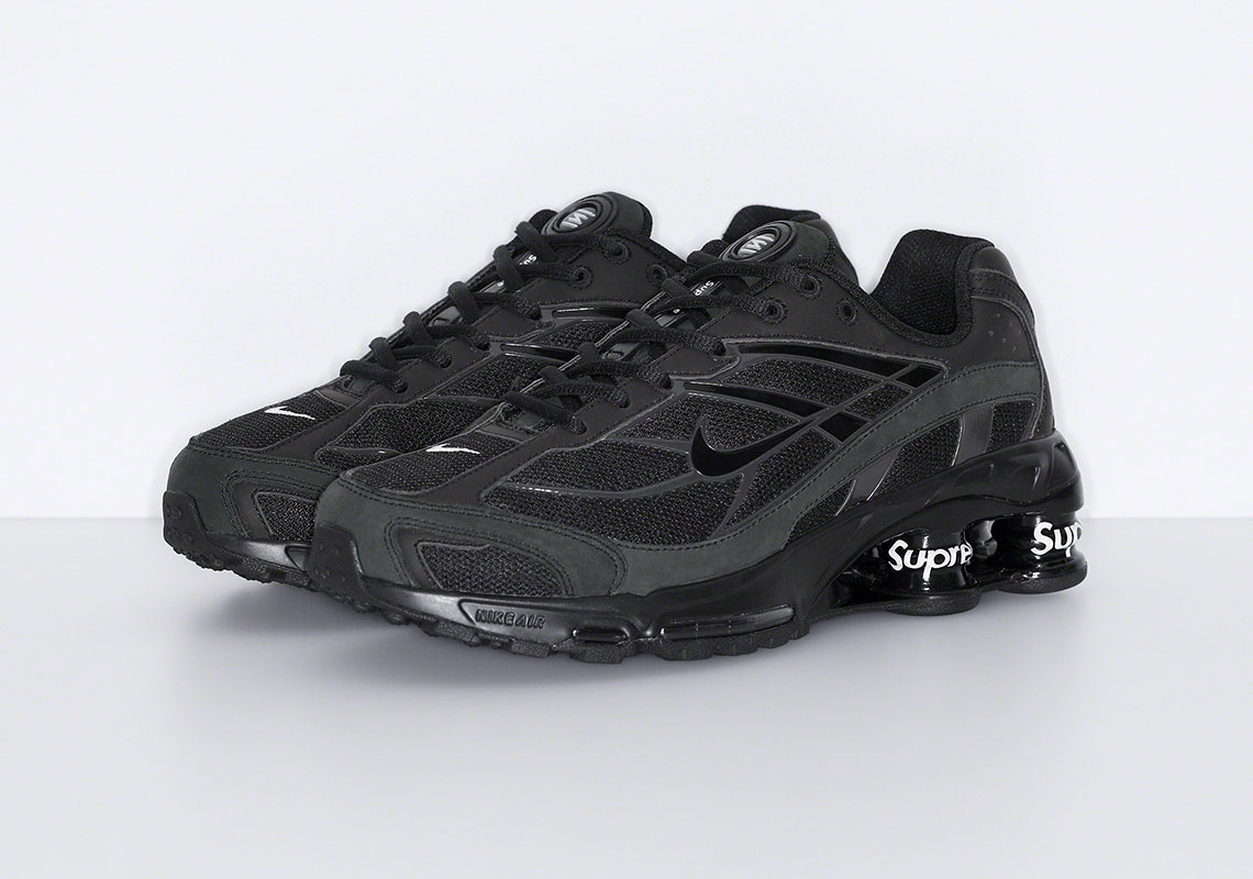 supreme nike shox ride 2 black release date 2