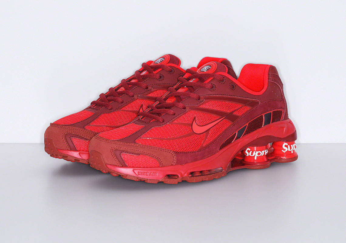 supreme nike Blu shox ride 2 red release date 2