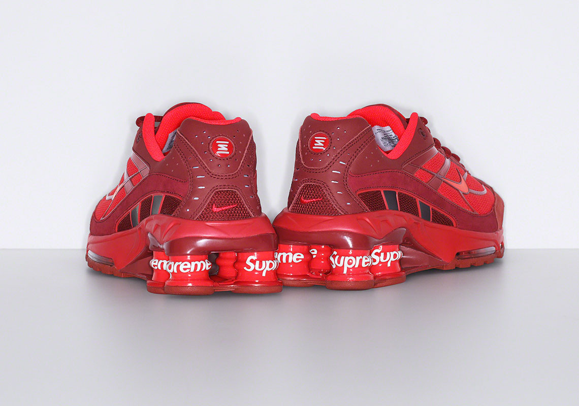 supreme nike shox ride 2 red release date 3