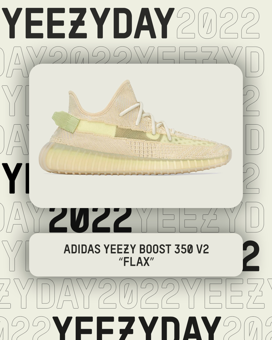 Yeezy Day 2022 adidas solar hu pack V2 Flax