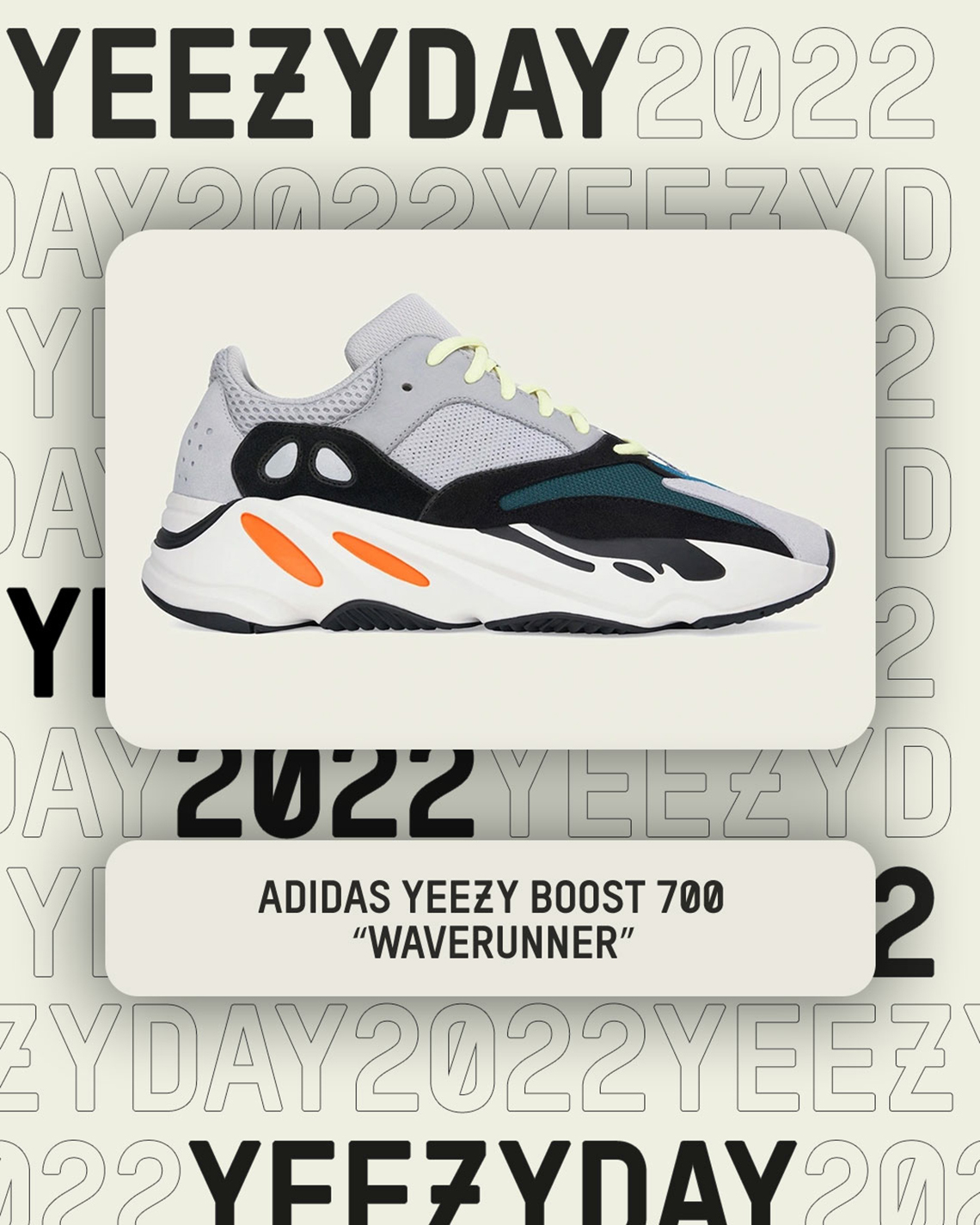 Yeezy Day 2022 Adidas adidas solar hu pack V2 Blue Tint EU Grösse 10 Waverunner