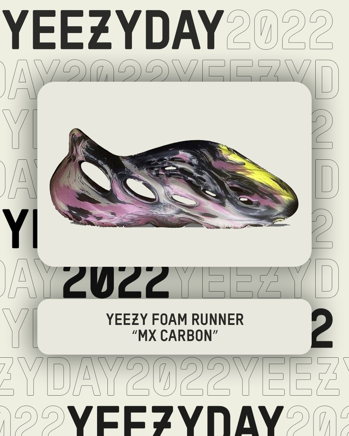Yeezy Day 2022 Yeezy Foam Runner Mx Carbon