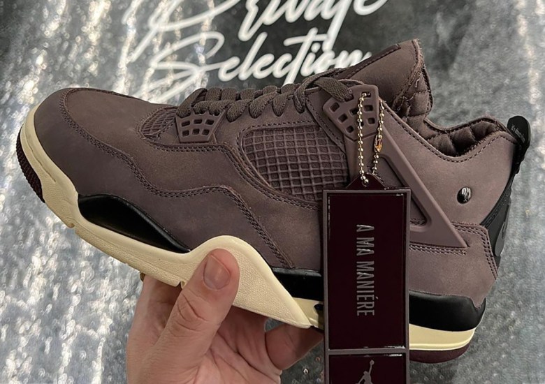 Limited Edition - Air Jordan 4 x A Ma Maniére Violet Ore - Size 15