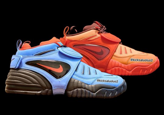 The AMBUSH x Nike Air Adjust Force Surfaces In New Blue And Orange Colorways