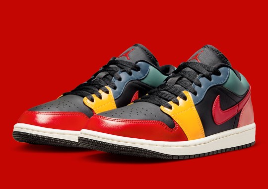 The Air Jordan 1 Low Surfaces In New Multi-Color Style