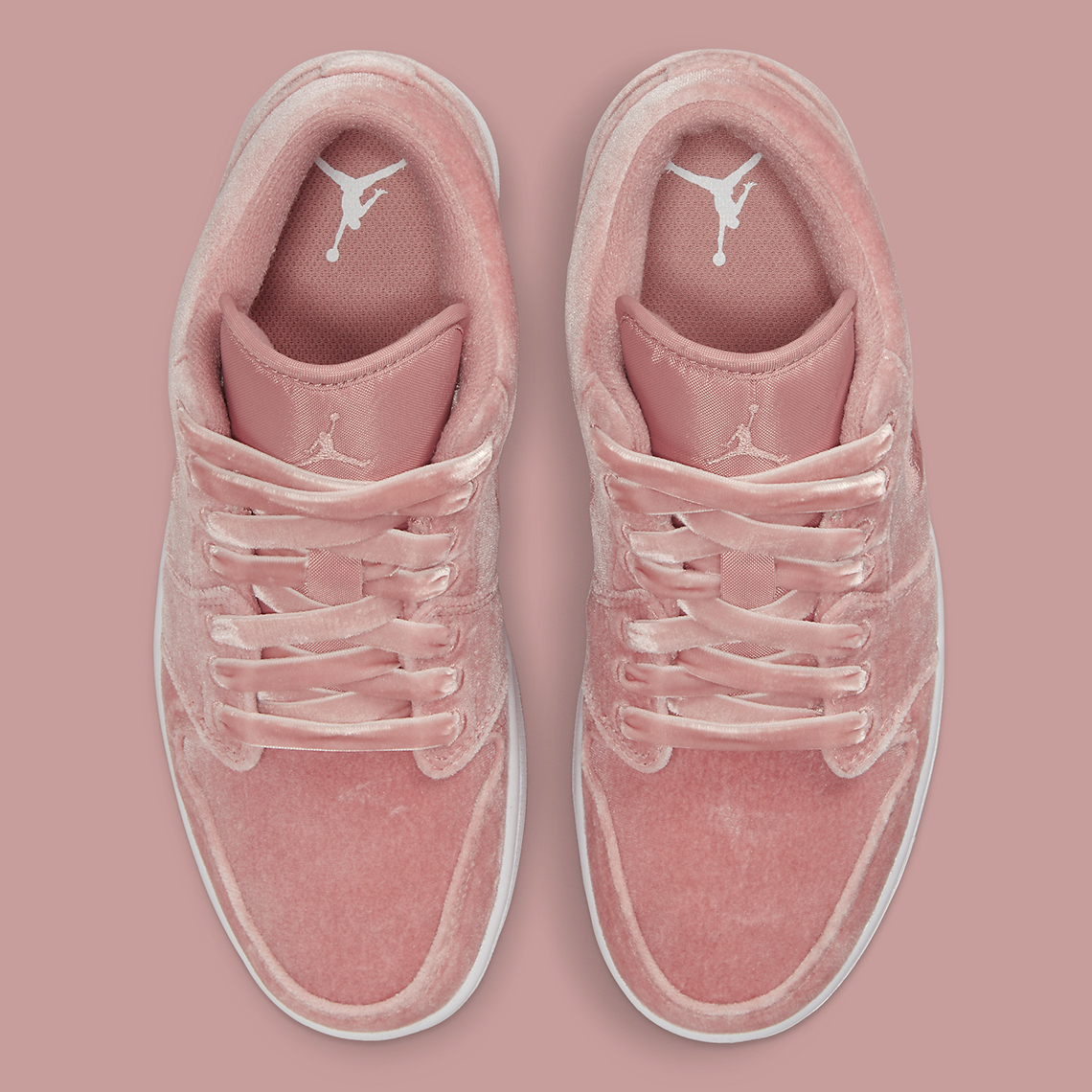 Air Jordan 1 Low Pink Velvet Dq8396 600 6