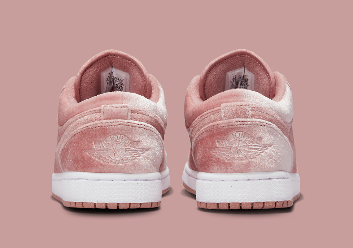 Air Jordan 1 Low Pink Velvet DQ8396-600 | SneakerNews.com